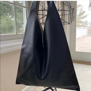 Street Level Black Hobo Bag